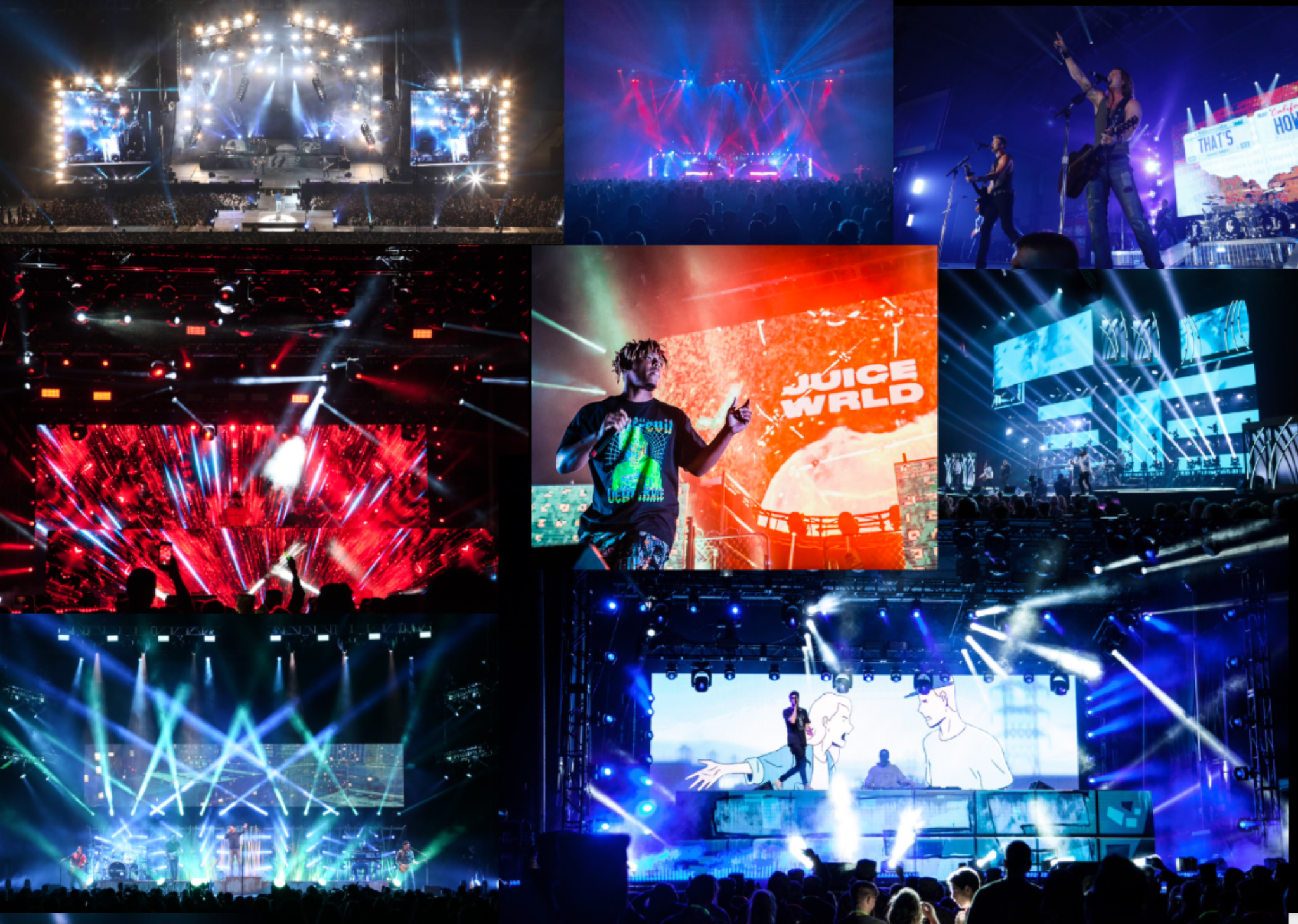 Concert demo collage